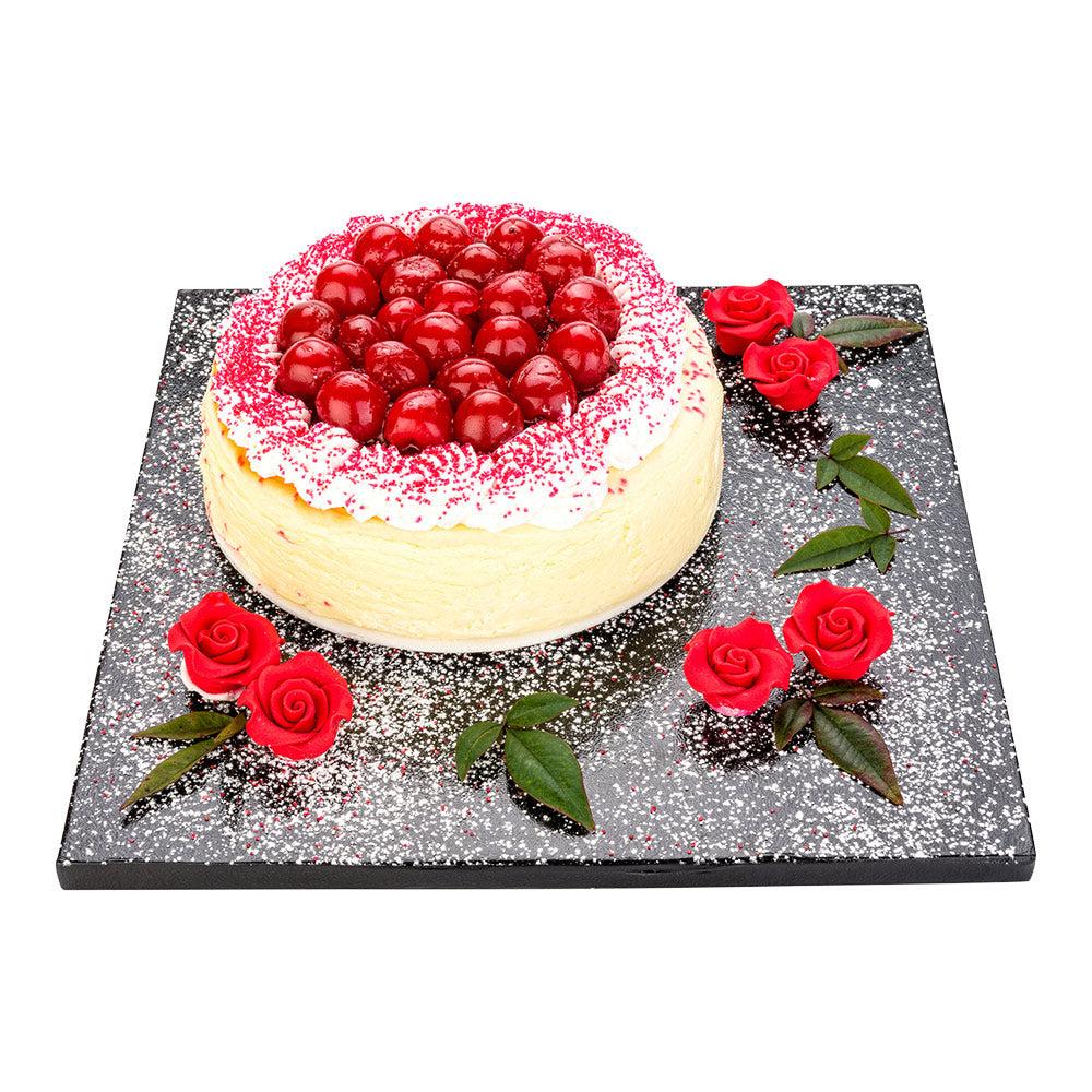 restaurantware Pastry Tek Square Black Cardboard Cake Drum Board - Covered Edge - 10" x 10" x 1/2" - 1 count box