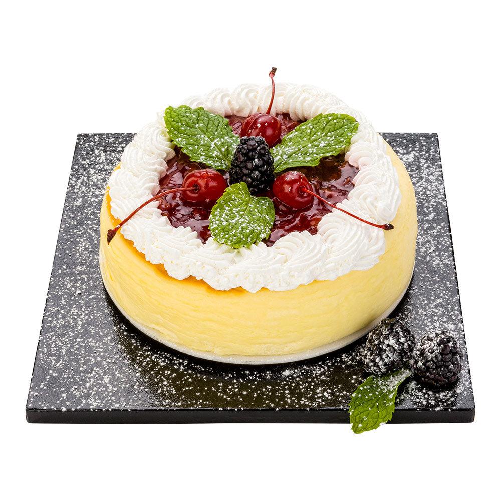 restaurantware Pastry Tek Square Black Cardboard Cake Drum Board - Covered Edge - 8" x 8" x 1/2" - 1 count box