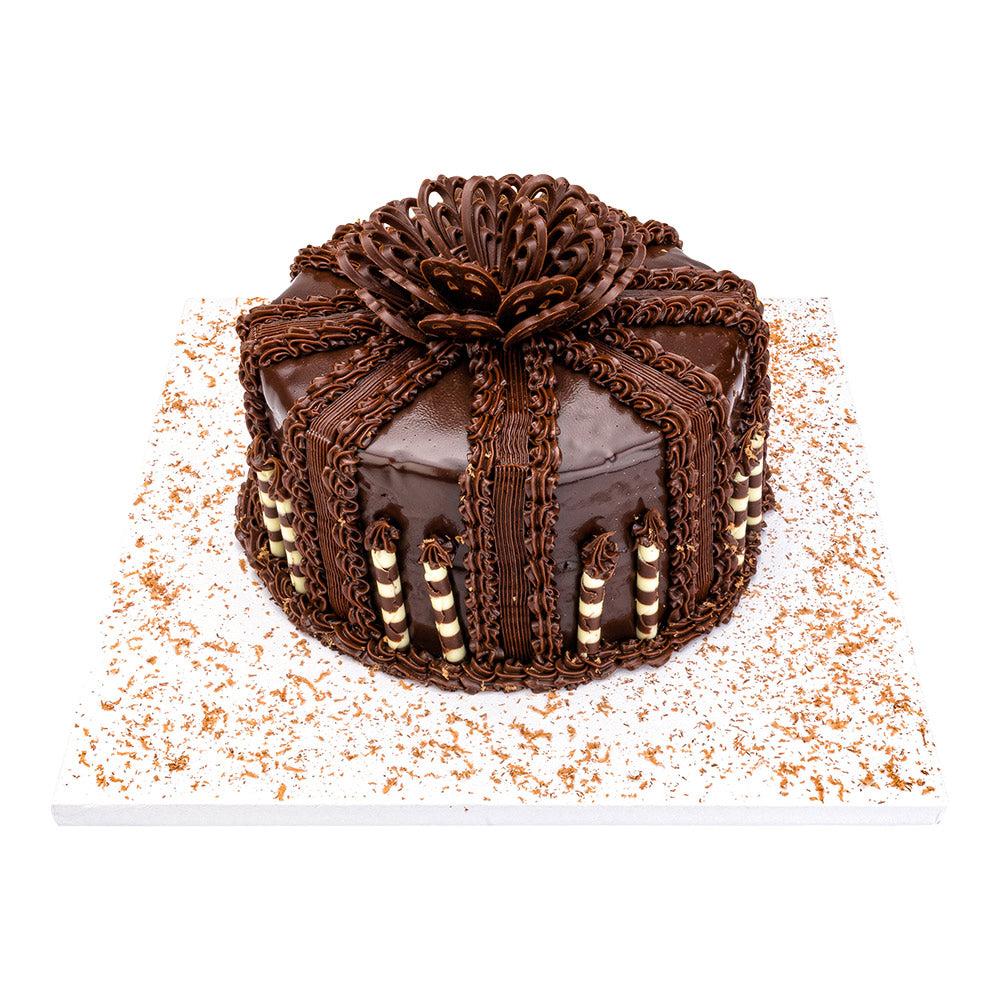 restaurantware Pastry Tek Square White Cardboard Cake Drum Board - Covered Edge - 12" x 12" x 1/2" - 1 count box