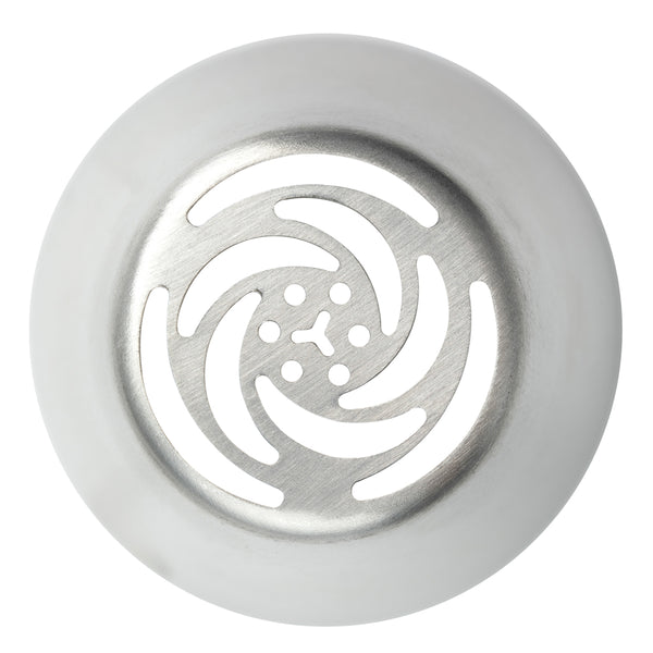 Restaurantware Pastry Tek Stainless Steel #1 Russian Piping Tip - 1 1/2" X 1 1/2" X 1 3/4" - 1 Count Box