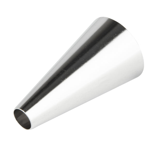 Restaurantware Pastry Tek Stainless Steel #10 Round Piping TIp - 3/4" X 3/4" X 1 1/4" - 1 Count Box