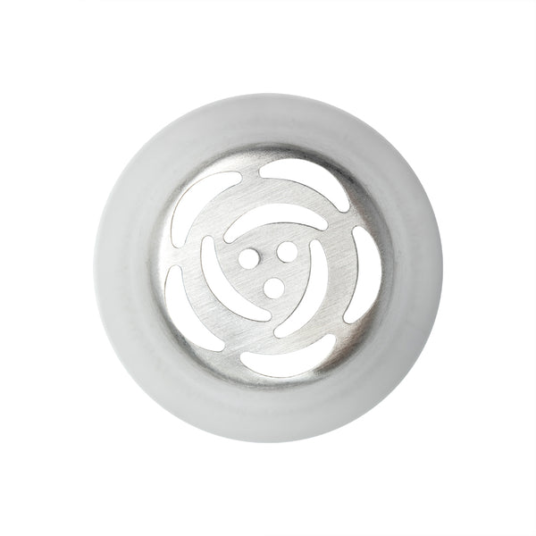 Restaurantware Pastry Tek Stainless Steel #10 Russian Piping Tip - 1 1/2" X 1 1/2" X 1 3/4" - 1 Count Box