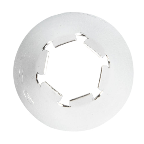 Restaurantware Pastry Tek Stainless Steel #105 Specialty Piping Tip - 3/4" X 3/4" X 1 1/4" - 1 Count Box
