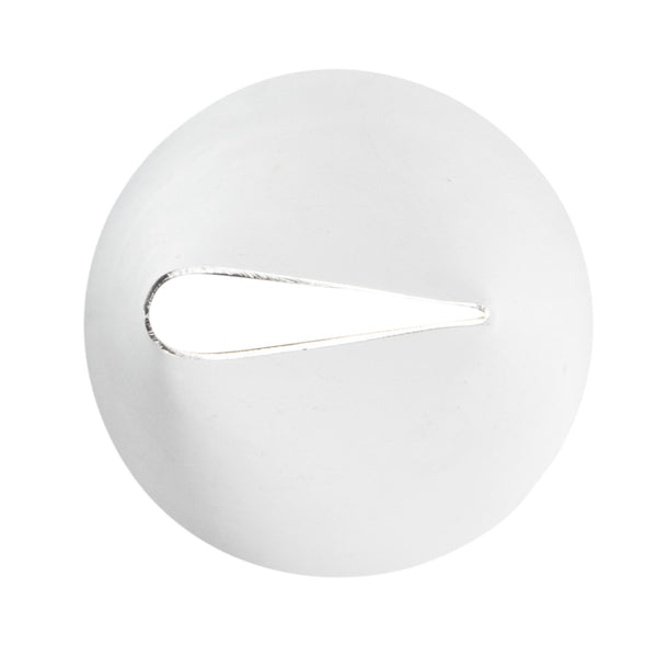 Restaurantware Pastry Tek Stainless Steel #124 Petal Piping Tip - 1" X 1" X 1 3/4" - 1 Count Box