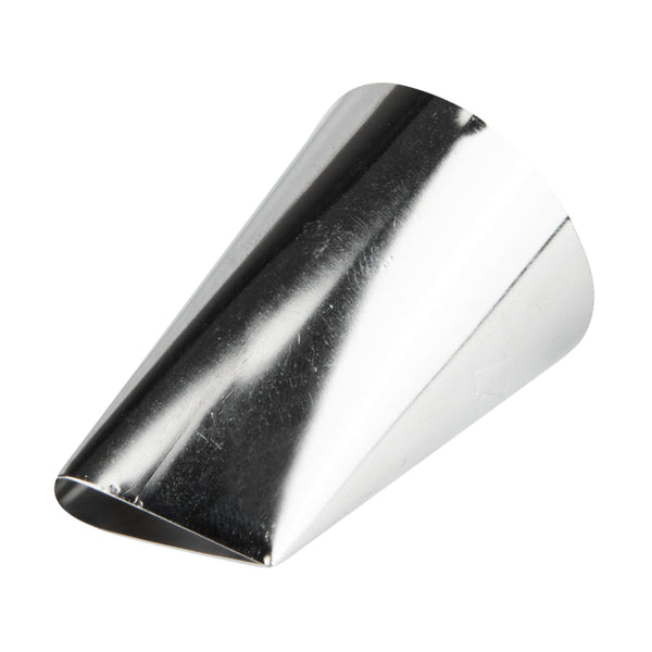Restaurantware Pastry Tek Stainless Steel #127 Petal Piping Tip - 1 1/4" X 1 1/4" X 1 3/4" - 1 Count Box