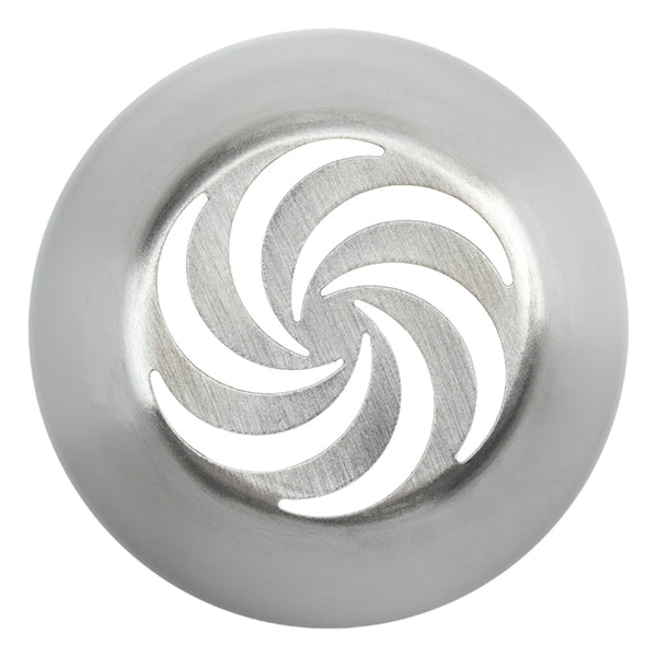 Restaurantware Pastry Tek Stainless Steel #14 Russian Piping Tip - 1 1/2" X 1 1/2" X 1 3/4" - 1 Count Box
