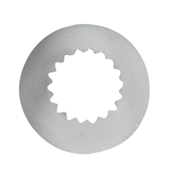 Restaurantware Pastry Tek Stainless Steel #199 Open Star Piping TIp - 3/4" X 3/4" X 1 1/4" - 1 Count Box