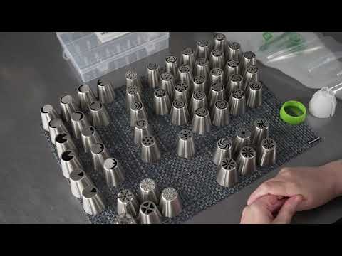 Restaurantware Pastry Tek Stainless Steel #2 Russian Piping Tip - 1 1/2" X 1 1/2" X 1 3/4" - 1 Count Box