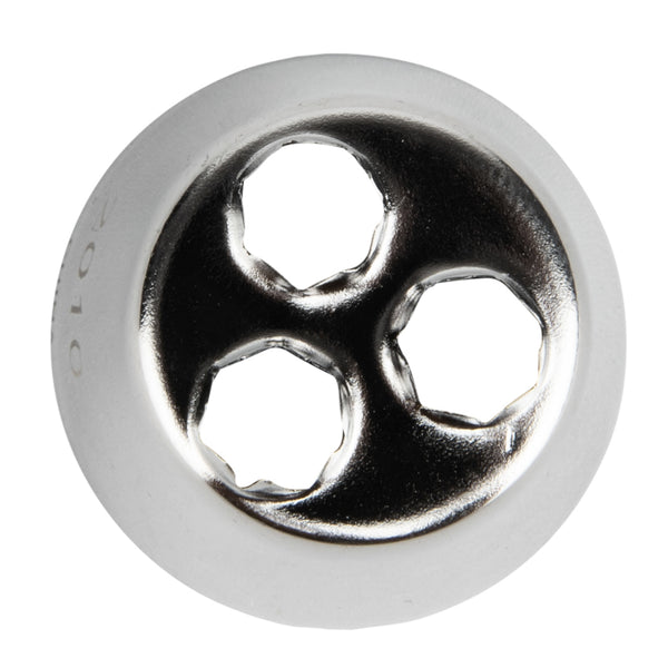Restaurantware Pastry Tek Stainless Steel #2010 Triple Star Piping Tip - 1" X 1" X 1" - 1 Count Box