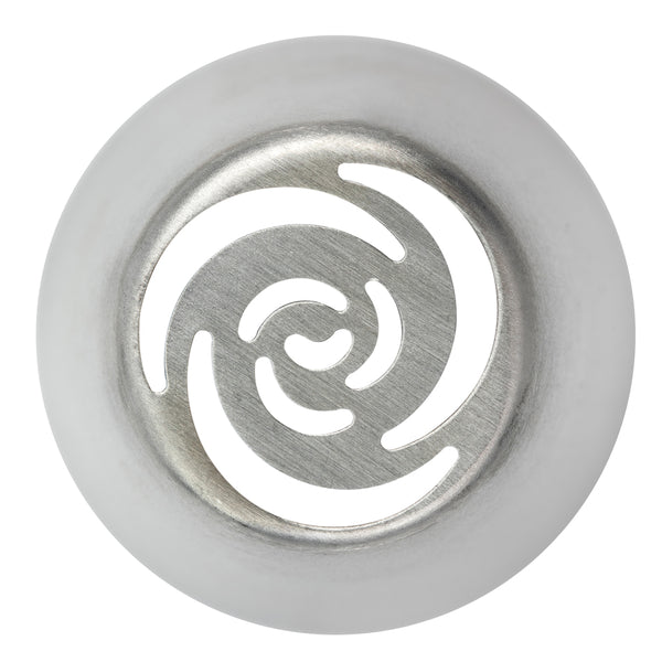Restaurantware Pastry Tek Stainless Steel #23 Russian Piping Tip - 1 1/2" X 1 1/2" X 1 3/4" - 1 Count Box