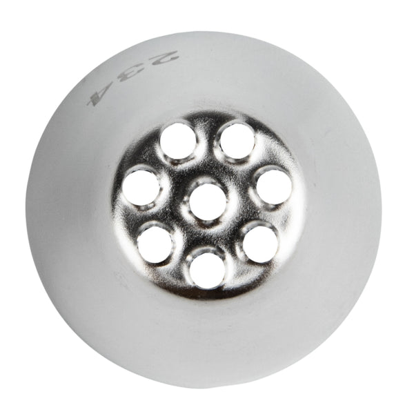 Restaurantware Pastry Tek Stainless Steel #234 Multi Opening Piping Tip - 1 1/4" X 1 1/4" X 1 1/2" - 1 Count Box