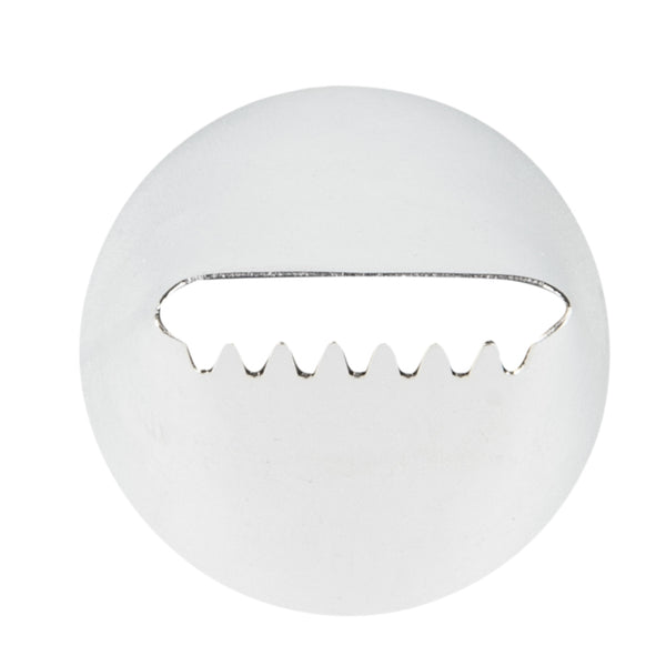 Restaurantware Pastry Tek Stainless Steel #2B Basketweave Piping Tip - 1" X 1" X 1 1/2" - 1 Count Box