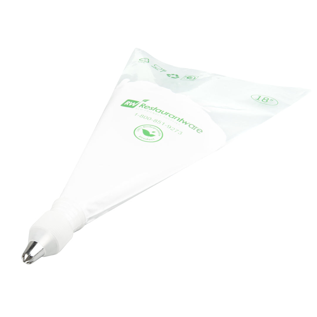 restaurantware Pastry Tek Stainless Steel #2F Drop Flower Piping Tip - 1" x 1" x 1 1/2" - 1 count box
