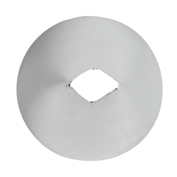 Restaurantware Pastry Tek Stainless Steel #352 Leaf Piping Tip - 3/4" X 3/4" X 1 1/4" - 1 Count Box