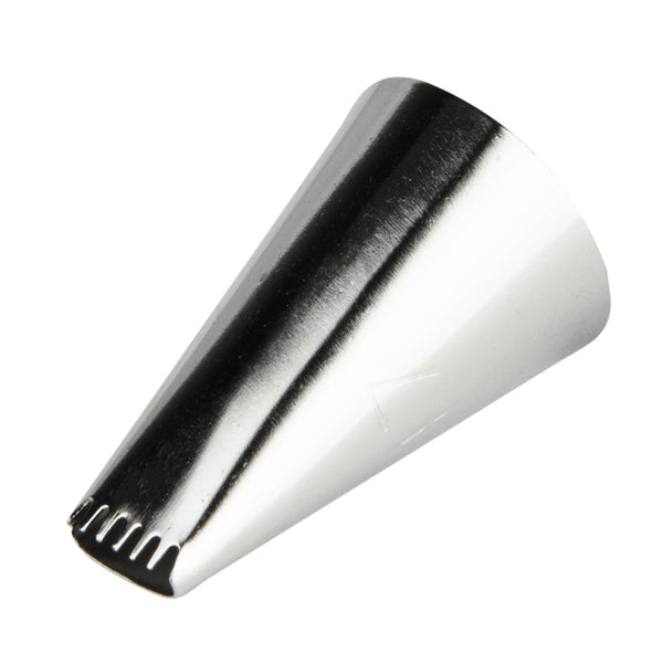 Restaurantware Pastry Tek Stainless Steel #47 Basketweave Piping TIp - 3/4" X 3/4" X 1" - 1 Count Box