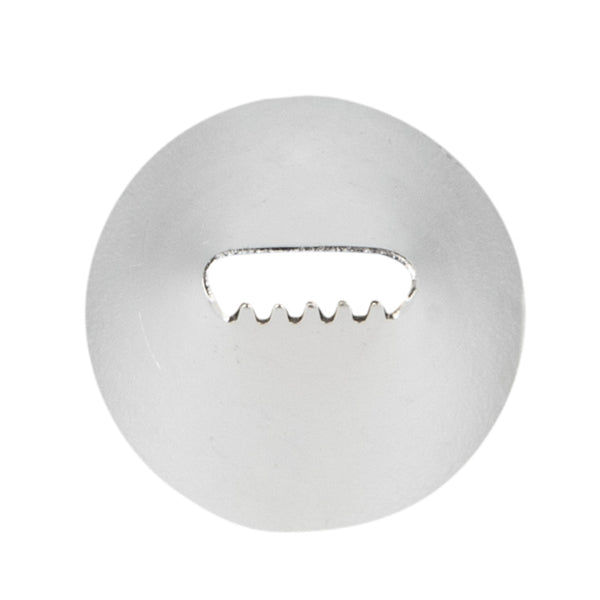 Restaurantware Pastry Tek Stainless Steel #47 Basketweave Piping TIp - 3/4" X 3/4" X 1" - 1 Count Box