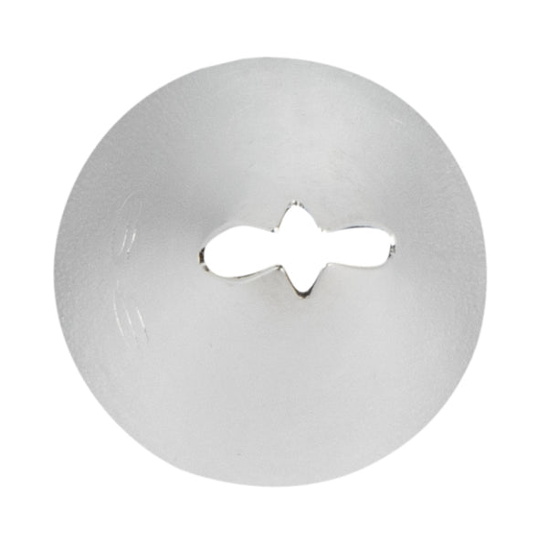 Restaurantware Pastry Tek Stainless Steel #68 Leaf Piping Tip - 3/4" X 3/4" X 1 1/4" - 1 Count Box
