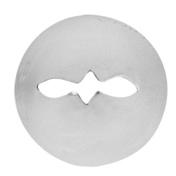 Restaurantware Pastry Tek Stainless Steel #69 Leaf Piping Tip - 3/4" X 3/4" X 1 1/4" - 1 Count Box