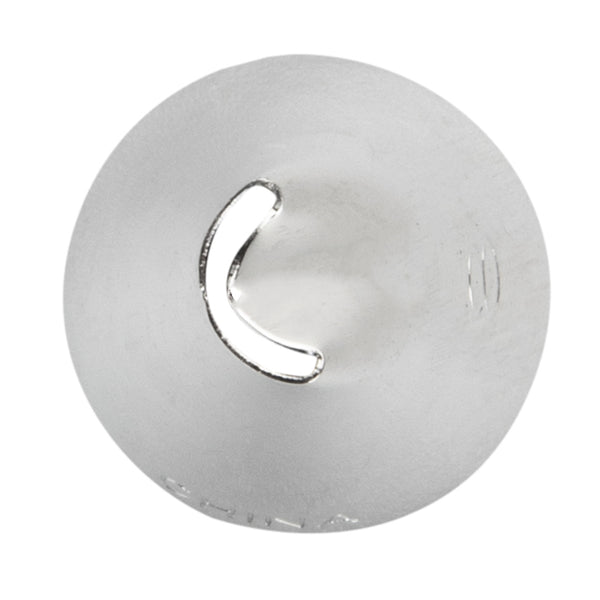 Restaurantware Pastry Tek Stainless Steel #81 Specialty Piping Tip - 3/4" X 3/4" X 1" - 1 Count Box