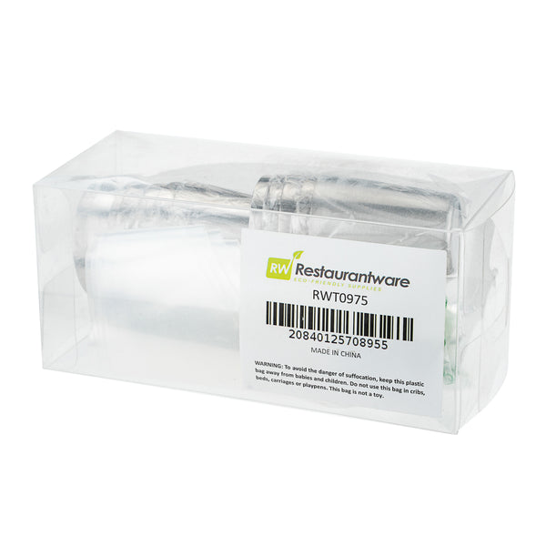 Restaurantware Pastry Tek Stainless Steel Russian Piping Tip Set - 23-Piece - 1 Count Box