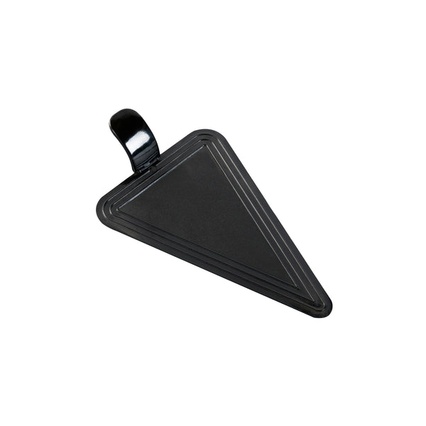 Restaurantware Pastry Tek Triangle Black Plastic Cake Server - 4 1/2" X 3" - 100 Count Box