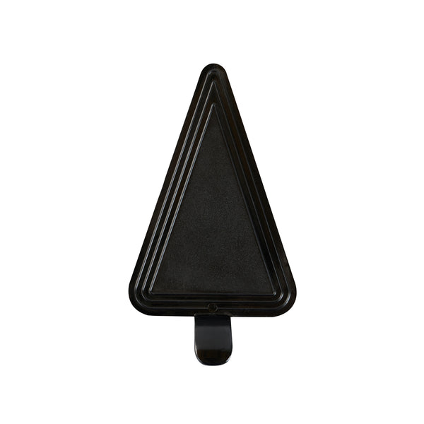 Restaurantware Pastry Tek Triangle Black Plastic Cake Server - 4 1/2" X 3" - 100 Count Box