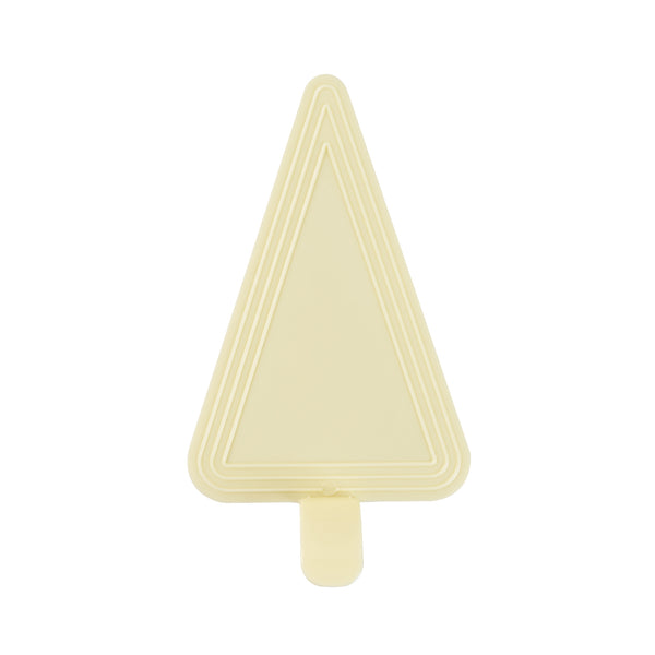 Restaurantware Pastry Tek Triangle Lemon Chiffon Plastic Cake Server - 4 1/2" X 3" - 100 Count Box