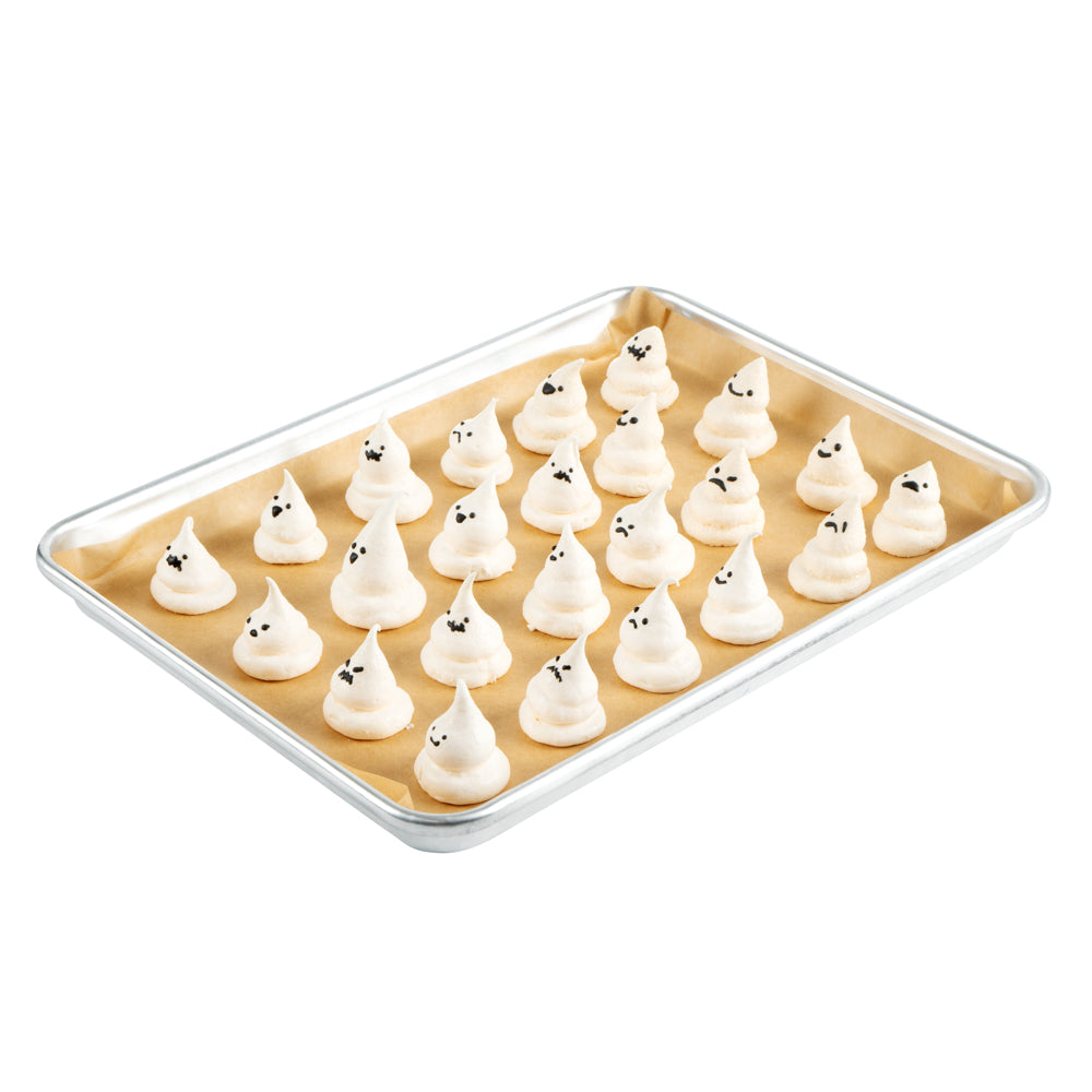restaurantware Pastry Tek Unbleached Parchment Paper Quarter Size Sheet Pan Liner - Silicone Coated - 9" x 13" - 1000 count box