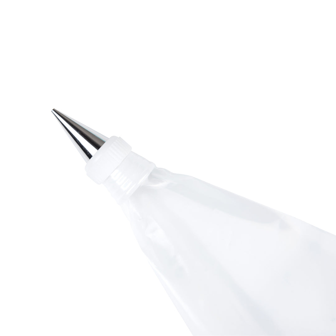restaurantware Pastry Tek White Plastic Piping Tip Coupler - Reusable - 1" x 1" x 1" - 1 count box