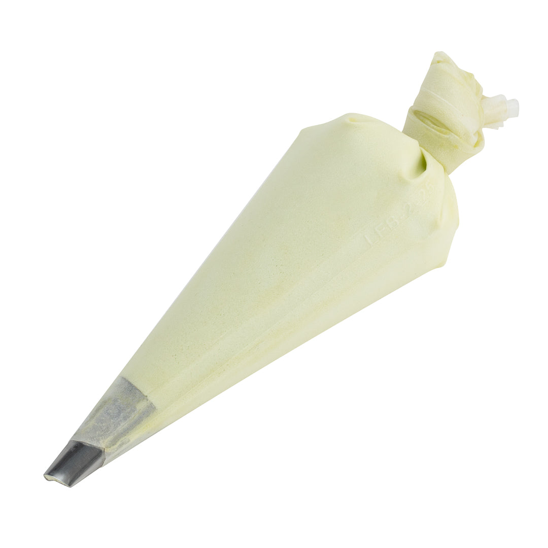restaurantware Pastry Tek White Silicone Pastry Piping Bag - 10 1/4" x 6 1/4" - 2 count box