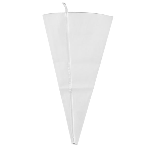 Restaurantware Pastry Tek White Silicone Pastry Piping Bag - 12" X 6 1/4" - 2 Count Box