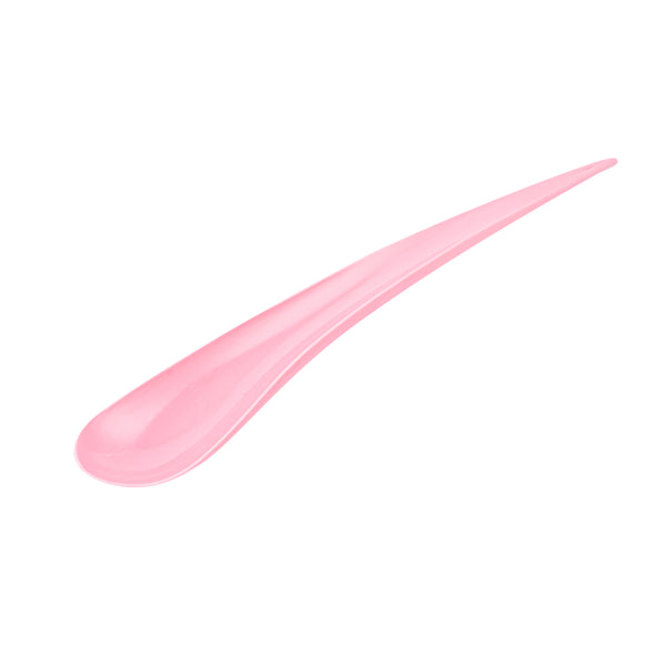Restaurantware Pink Plastic Deco Party Spoon - 8" - 500 Count Box
