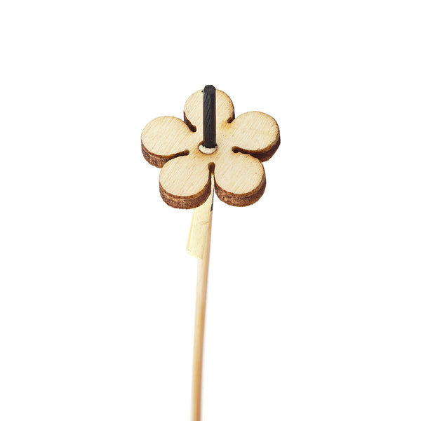Restaurantware Pixy Bamboo Flower Top Skewer - 6" X 3/4" X 3/4" - 500 Count Box