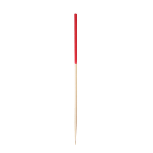Restaurantware Pixy Bamboo Hand-Dipped Skewer - Red - 3 1/2" - 1000 Count Box
