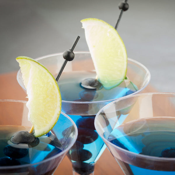 Restaurantware Pixy Black Bamboo Mini Ball Pick - 4 1/2" - 1000 Count Box