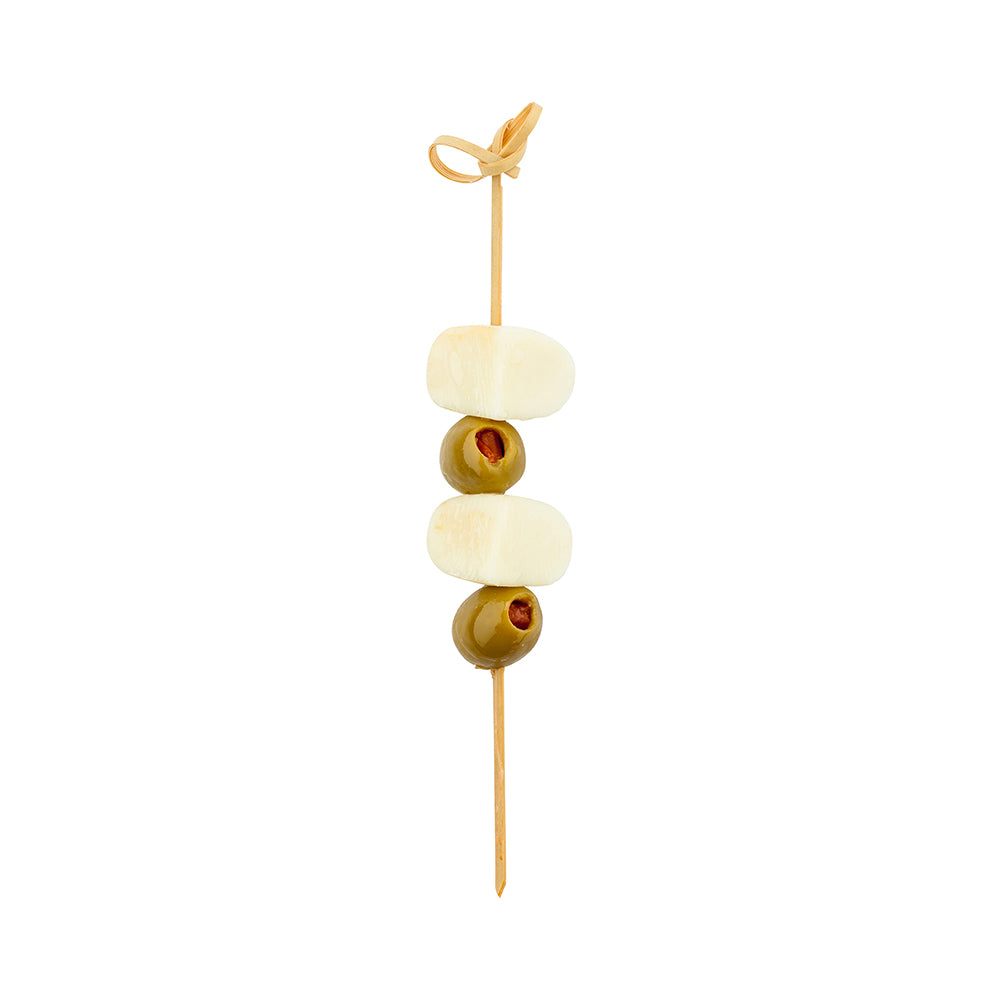 restaurantware Pixy Bow Tie Skewer - Bamboo - 6" x 1" x 1" - 1000 count box