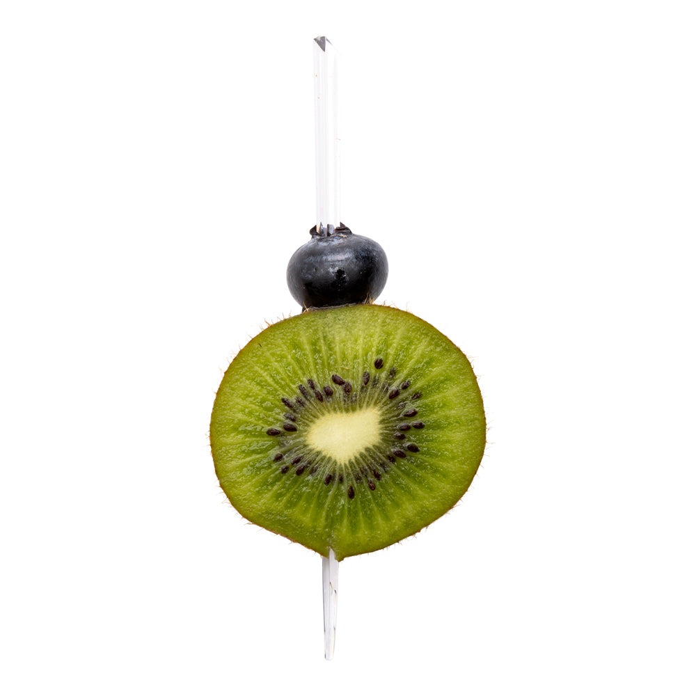 restaurantware Pixy Clear Plastic Prism Pick - 4" - 1000 count box