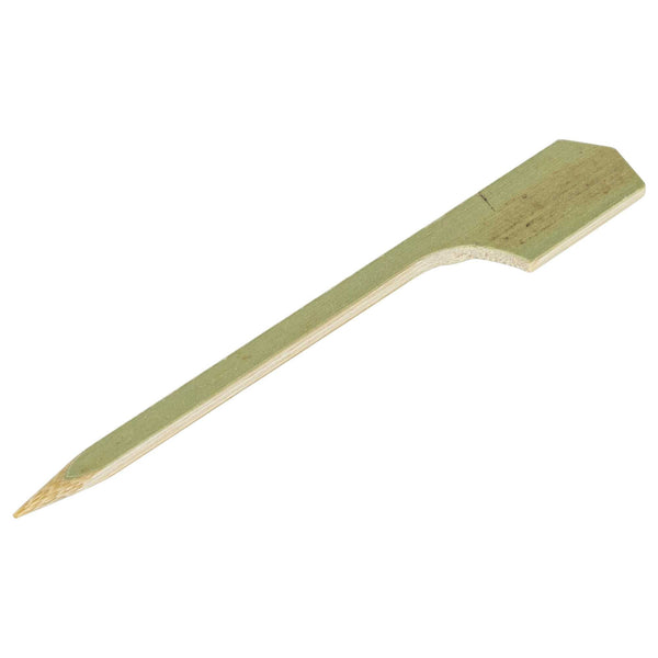 Restaurantware Pixy Munchkin Natural Bamboo Paddle Pick - 2 1/2" - 1000 Count Box