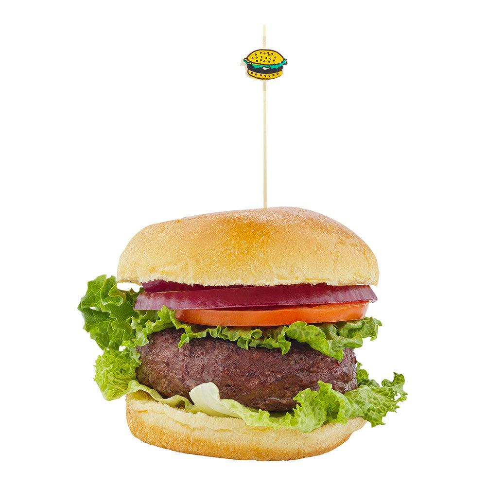 restaurantware Pixy Natural Bamboo Burger Skewer - 6" x 1/2" - 1000 count box
