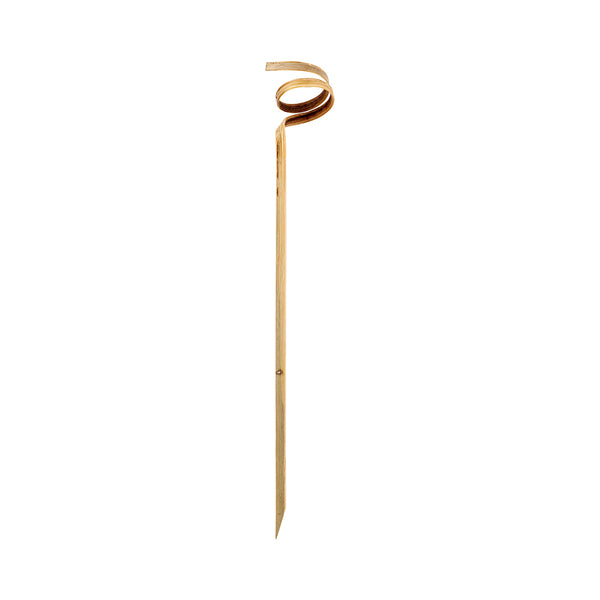 Restaurantware Pixy Natural Bamboo Curly Skewer - 6" X 3/4" X 3/4" - 1000 Count Box