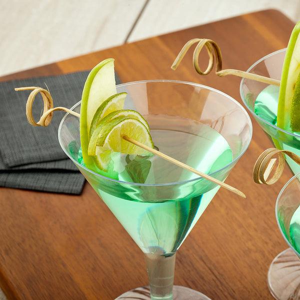 Restaurantware Pixy Natural Bamboo Curly Skewer - 6" X 3/4" X 3/4" - 1000 Count Box