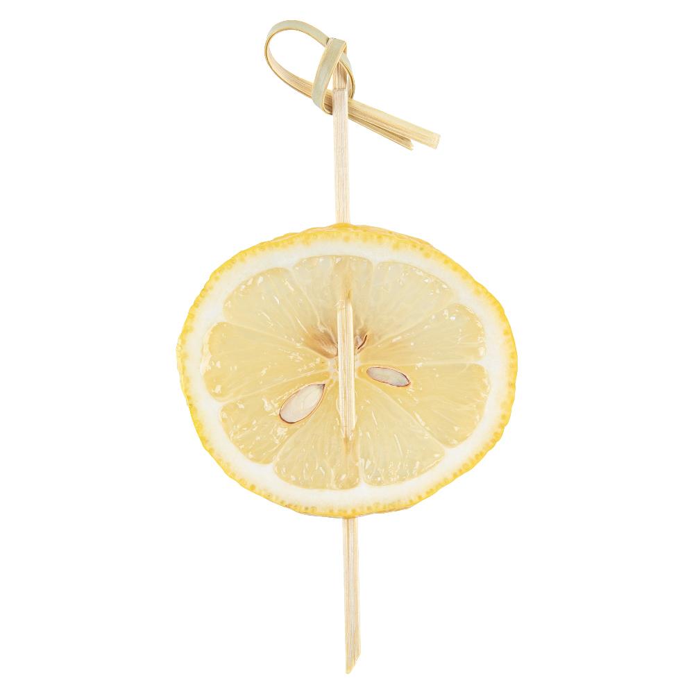 restaurantware Pixy Natural Bamboo Knotted Pick - 4" x 1/2" - 1000 count box