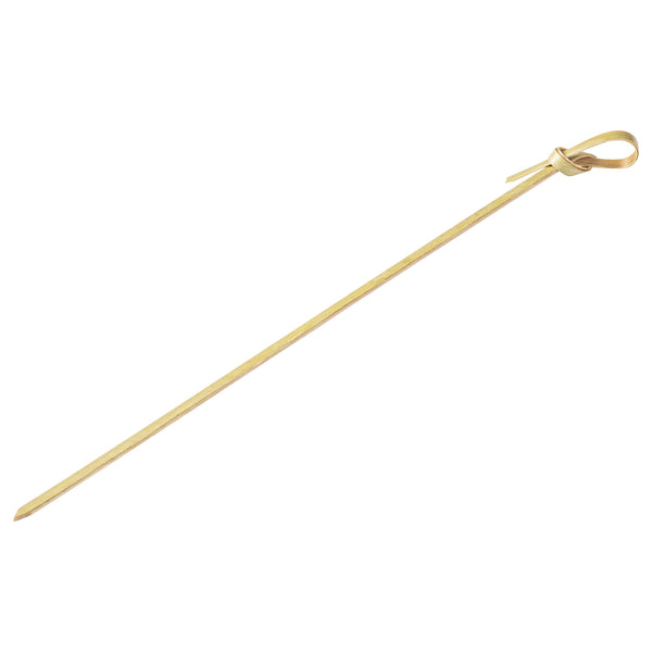 Restaurantware Pixy Natural Bamboo Knotted Skewer - 6" X 1/2" - 1000 Count Box