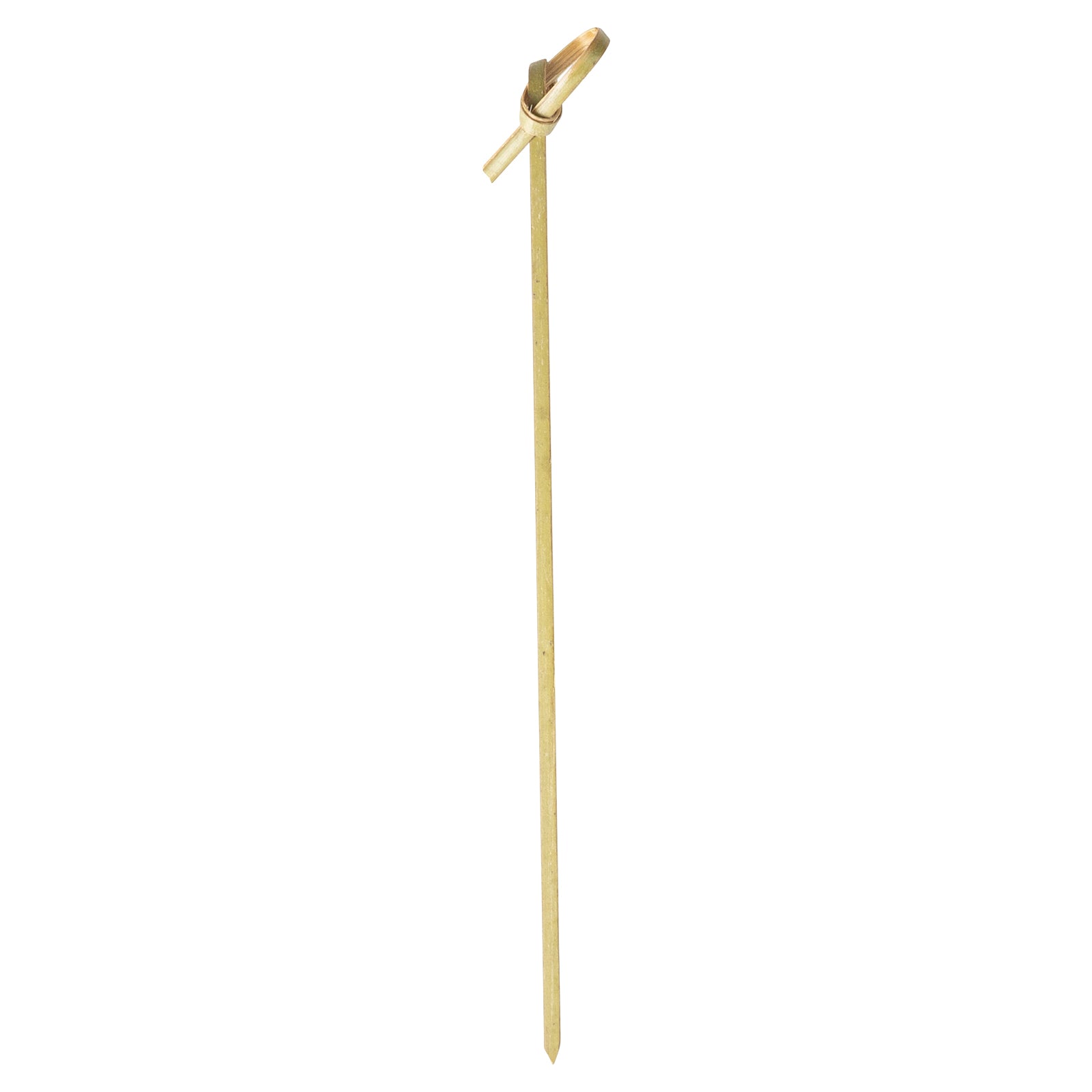 restaurantware Pixy Natural Bamboo Knotted Skewer - 6" x 1/2" - 1000 count box