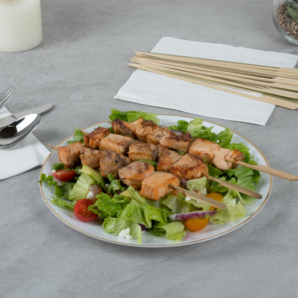 Restaurantware Pixy Natural Bamboo Paddle Grill Skewer - 10" - 1000 Count Box