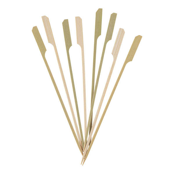 Restaurantware Pixy Natural Bamboo Paddle Skewer - 8" - 1000 Count Box