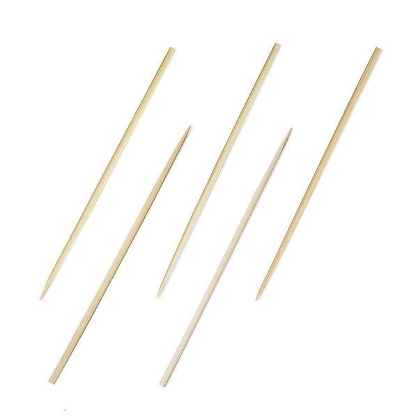 Restaurantware Pixy Natural Bamboo Pointed Square Skewer - 6 1/2" - 1000 Count Box