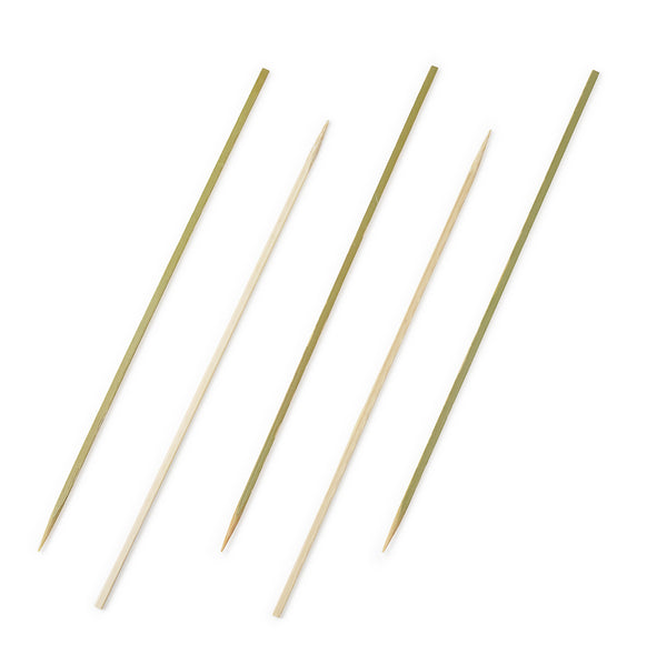 Restaurantware Pixy Natural Bamboo Pointed Square Skewer - 7" - 1000 Count Box