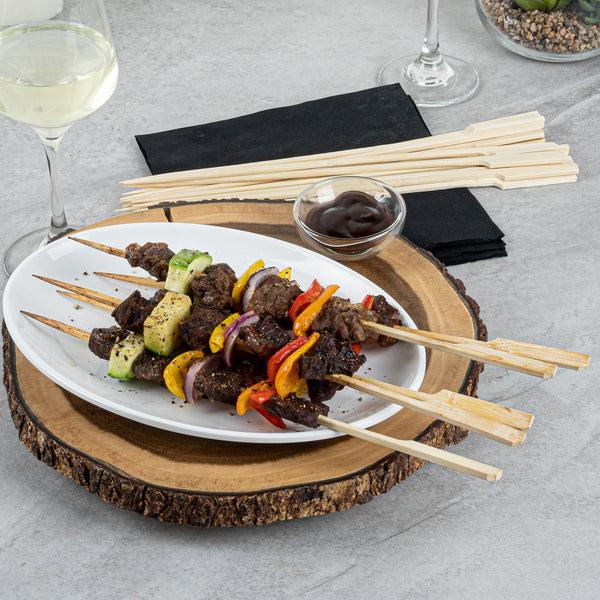 Restaurantware Pixy Natural Shaved Bamboo Paddle Skewer - 11 1/2" - 1000 Count Box