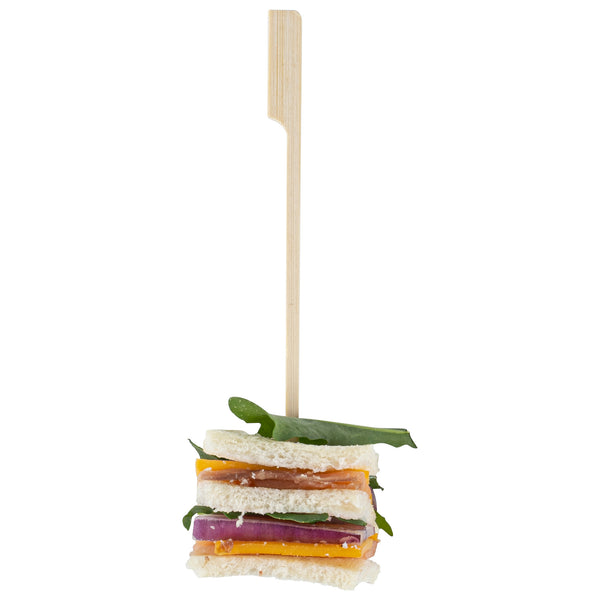 Restaurantware Pixy Natural Shaved Bamboo Paddle Skewer - 6" - 1000 Count Box